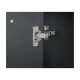 LIVARNO home Bad-Seitenschrank, in Wellenoptik, anthrazit - B-Ware sehr gut
