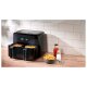 SILVERCREST® Doppelzonen-Heißluftfritteuse »SHLFD 2600 B1« - B-Ware sehr gut