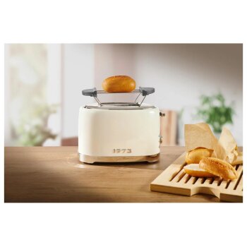 SILVERCREST® Doppelschlitz-Toaster Edelstahl »STR 980 C3« (creme 1973) - B-Ware Transportschaden Kosmetisch