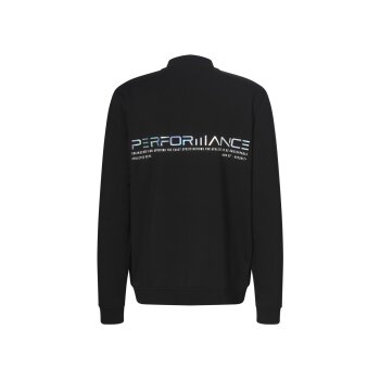 CRIVIT Herren Sweatjacke mit HeiQ Mint Technologie (Schwarz, S(44/46)) - B-Ware neuwertig