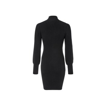 esmara® Damen Strickkleid, mit langen Puffärmeln (Schwarz, M(40/42)) - B-Ware sehr gut