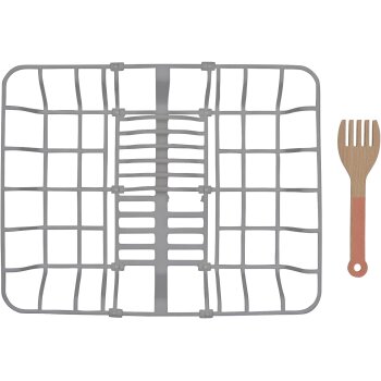 lupilu® Holz-Küche, 3-fach höhenverstellbar, mit bespielbarer Rückseite - B-Ware sehr gut