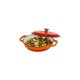 SILVERCREST® Servierpfanne Gusseisen 26 cm / 2,4 Liter (Orange) - B-Ware neuwertig