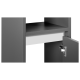 LIVARNO home Badezimmer-Hochschrank Oslo, anthrazit - B-Ware neuwertig