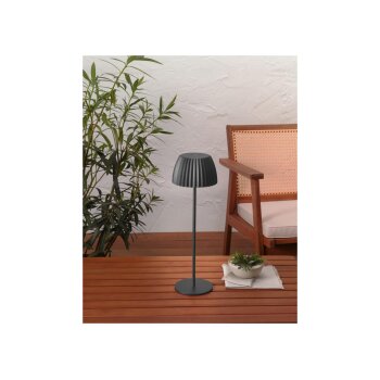LIVARNO home LED-Akku-Tischleuchte (Anthrazit) - B-Ware neuwertig