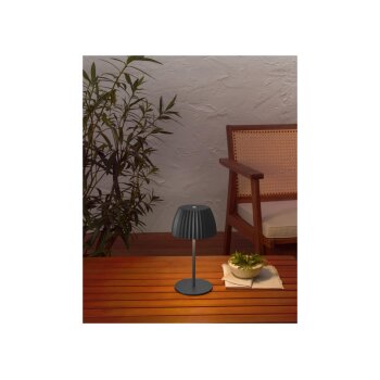 LIVARNO home LED-Akku-Tischleuchte (Anthrazit) - B-Ware neuwertig