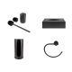 LIVARNO HOME WC-Bürstengarnitur / Kosmetiktuchbox / Toilettenrollenhalter / Handtuchhalter - B-Ware