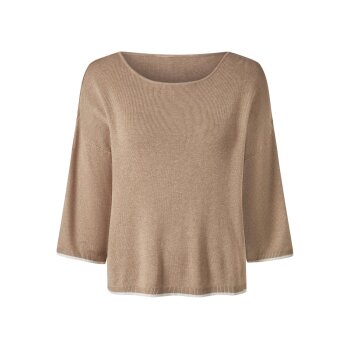 esmara® Damen Strickpullover, mit 3/4-Ärmeln -...