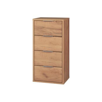 LIVARNO home Kommode Verona, mit Griffe in Mattsilber -...