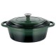 SILVERCREST® Gusseisen-Bräter, 29 cm / 4.8 L, grün - B-Ware sehr gut