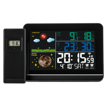 LIVARNO home Funkwetterstation (Schwarz) - B-Ware gut