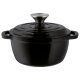 SILVERCREST® Premium-Gusseisentopf, mit Drop-System 16 cm / 1,3 Liter (Schwarz) - B-Ware sehr gut