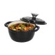SILVERCREST® Premium-Gusseisentopf, mit Drop-System 16 cm / 1,3 Liter (Schwarz) - B-Ware sehr gut