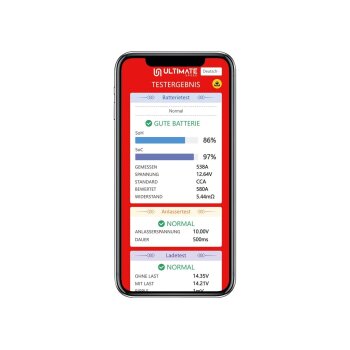 ULTIMATE SPEED® KFZ-Batterie-Diagnosegerät »USBD1 A1« - B-Ware sehr gut