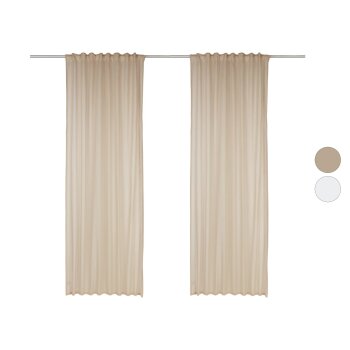 LIVARNO home Vorhangschal-Set, 2-teilig - B-Ware