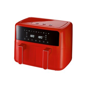 SILVERCREST® Doppelzonen-Heißluftfritteuse »SHLFD 2600 B1« (rot 1973) - B-Ware sehr gut