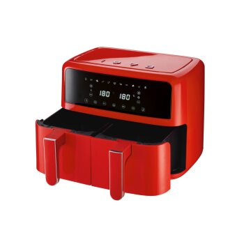 SILVERCREST® Doppelzonen-Heißluftfritteuse »SHLFD 2600 B1« (rot 1973) - B-Ware sehr gut