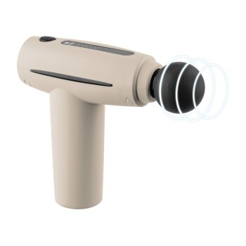 CRIVIT Mini Massage Gun »CMMG 3.7 A1« (Creme) - B-Ware sehr gut