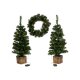 LIVARNO home LED-Weihnachtsbaum-Adventskranz-Set - B-Ware neuwertig