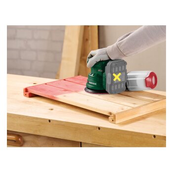 PARKSIDE® 20 V Exzenterschleifer »PAEXSG 20-Li B1« / 20 V Multischleifer »PAMSG 20-Li B1«, ohne Akku und Ladegerät Eigenschaften (20V Akku-Exzenterschleifer) - B-Ware sehr gut