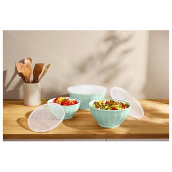 SILVERCREST® Schüsselset mit Deckel 3-teilig - B-Ware