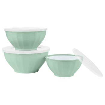 SILVERCREST® Schüsselset mit Deckel 3-teilig - B-Ware