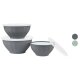 SILVERCREST® Schüsselset mit Deckel 3-teilig - B-Ware