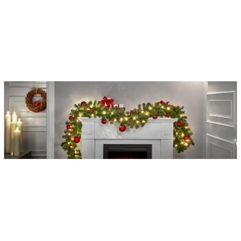 LIVARNO home Tannengirlande LED (warmweiß) - B-Ware neuwertig