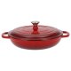 SILVERCREST® Gusseisenservierpfanne ? 30cm / 3,7 Liter (Rot) - B-Ware gut