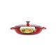 SILVERCREST® Gusseisenservierpfanne ? 30cm / 3,7 Liter (Rot) - B-Ware gut