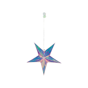 LIVARNO HOME Faltbarer Stern »Holographic 3D« (5 Punkte Stern) - B-Ware sehr gut