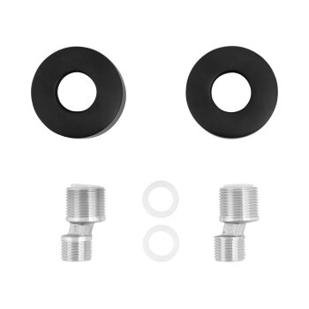 LIVARNO home Thermostat-Duscharmatur / Thermostat-Wannenfüllarmatur (Duscharmatur, Schwarz) - B-Ware sehr gut