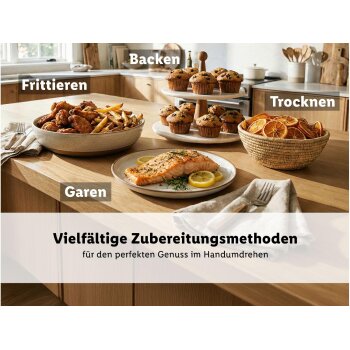 SILVERCREST® Heißluftfritteuse »SHFD 2150 B1«, 6,7 l - B-Ware sehr gut