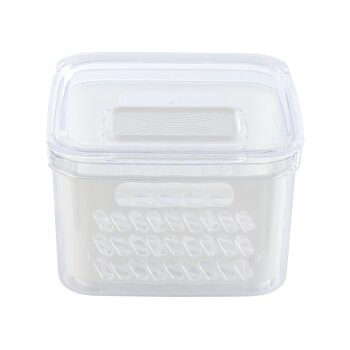 LIVARNO HOME Frischhaltebox / Frischhalteboxen-Set, mit herausnehmbarer Abtropfeinsatz (klein 2er, weiß) - B-Ware sehr gut