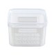 LIVARNO HOME Frischhaltebox / Frischhalteboxen-Set, mit herausnehmbarer Abtropfeinsatz (klein 2er, weiß) - B-Ware sehr gut