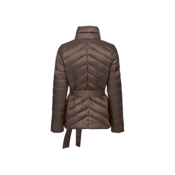 esmara® Damen Lightweight-Jacke in modischer Metallic-Optik (Beige, S(36/38)) - B-Ware sehr gut