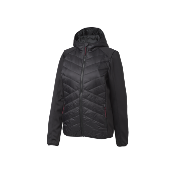 CRIVIT Damen Hybridjacke (Schwarz, M(40/42)) - B-Ware neuwertig