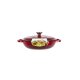 SILVERCREST® Servierpfanne Gusseisen 26 cm / 2,4 Liter (Rot) - B-Ware sehr gut