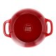 SILVERCREST® Servierpfanne Gusseisen 26 cm / 2,4 Liter (Rot) - B-Ware sehr gut