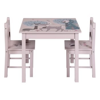 LIVARNO® Kindertisch mit 2 Stühlen - B-Ware Transportschaden Kosmetisch