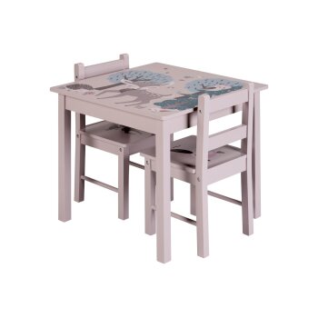 LIVARNO® Kindertisch mit 2 Stühlen - B-Ware Transportschaden Kosmetisch