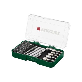 PARKSIDE® HSS-Spiralbohrer-Set / Steinbohrer-Set / Holzbohrer-Set / Bitschrauber-Set »PBB 4 C2« (Bitschrauber Set 37tlg.) - B-Ware sehr gut