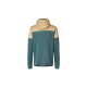 CRIVIT Herren Thermo-Funktionsjacke, mit Kapuze (grün/blau, M(48/50)) - B-Ware neuwertig