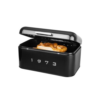 SILVERCREST® Brotkasten »1973«, aus pulverbeschichtetem Metall (Schwarz) - B-Ware sehr gut