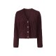 esmara® Damen Cardigan (Burgunder, M(40/42)) - B-Ware neuwertig