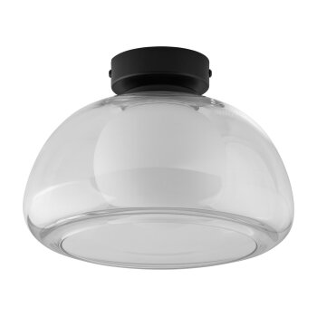 LIVARNO home LED-Wand- und Deckenleuchte, Lampenschirm aus hochwertigem Glas (Transparent) - B-Ware neuwertig