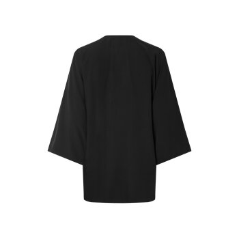 esmara® Damen Kimono, verlängerte Rückenpartie, L (44/46), schwarz - B-Ware neuwertig