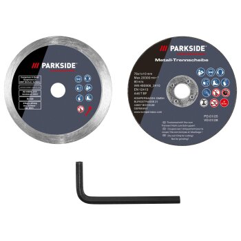 PARKSIDE PERFORMANCE® 12 V Akku-Winkelschleifer »PPWSA 12 A1«, ohne Akku und Ladegerät - B-Ware neuwertig