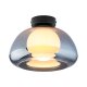 LIVARNO home LED-Wand- und Deckenleuchte, Lampenschirm aus hochwertigem Glas (Grauglas) - B-Ware sehr gut