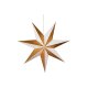 LIVARNO home Weihnachtsstern Papier LED (cremeweiß/gold) - B-Ware sehr gut